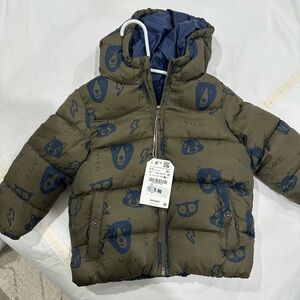 NWT Zara puffer jacket toddler